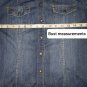 Guess Logo 100%cotton Snap Down Upper Pockets Top Size S