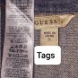 Guess Logo 100%cotton Snap Down Upper Pockets Top Size S