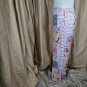 New York And Company White Floral Print  Pants With Front And Back Pockets Size