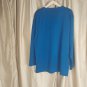 Dickies Blue Teal Long Sleeves Pullover Closure Logo Front Pocket Shirt Size 2xL