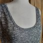 New York & Co. Gray Sparkle Light Weight Knit Tank Size M