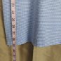 VAN HEUSEN blue & White Checkered Cotton Blend Polo Size  XXL
