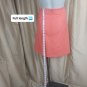 Ann Taylor LOFT Tangerine Cotton Pockets Skirt Size 8