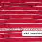 Talbots Red & White Striped Gold Shoulder Buttons Top Size XL