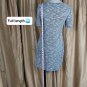 Loft Black & White Print Side Pockets Deconstructed Dress Size XSP