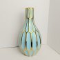 Apropos Home Collection Blue & Gold Detail Vase