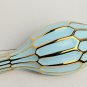 Apropos Home Collection Blue & Gold Detail Vase