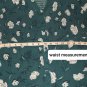 Torrid Size 1 Green Floral Print V Neckline Button Down Top