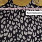She + Sky Black & White Print Adjustable Straps Fully Lined Dress Size S