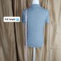 DKNY Gray Cotton Blend Upper Pocket Button Down Sleep Top Size S
