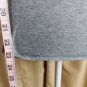 DKNY Gray Cotton Blend Upper Pocket Button Down Sleep Top Size S