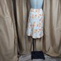 Ann Taylor Linen Floral Print Side Zip Skirt Size 2