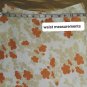 Ann Taylor Linen Floral Print Side Zip Skirt Size 2