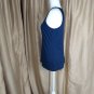 Express Sparkle Front Navyblue Cotton Blend Lightweight Tank Size SP
