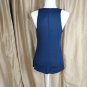 Express Sparkle Front Navyblue Cotton Blend Lightweight Tank Size SP
