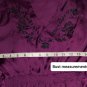 Rue21 Purple & Black Lace Trim Floral V Neckline Top Size S