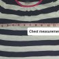 Gymboree Navyblue & White Striped 100% Cotton Top Size 6