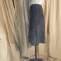 Sigrid Olsen Green Suede Fitted Waistband Skirt Size 8