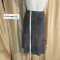 Sigrid Olsen Green Suede Fitted Waistband Skirt Size 8