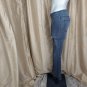 Free People Vintage Black Raw Hem Back Pockets Denim Slip On Jeans Waist Size 24