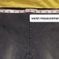 Free People Vintage Black Raw Hem Back Pockets Denim Slip On Jeans Waist Size 24