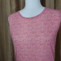 liz claiborne pink On Pink Print Top Size M