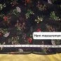 Forever 21 Black Sheer Floral Print Ruffled Detail Top Size XL