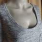 New Without Tags J.crew Gray Modal Blend Front Upper Pocket Short Sleeves...