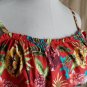 New with tags Sun Lab red floral print swim top size XL