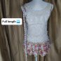 attar'd State Floral Lace Back Top Size S