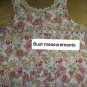 attar'd State Floral Lace Back Top Size S