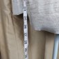 LOFT beige & White Cotton Blend V Neckline Knit Top Size L