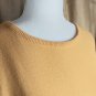 Vintage The Cotton Collection Summer Yellow Knit Top Size L