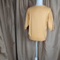 Vintage The Cotton Collection Summer Yellow Knit Top Size L