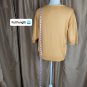 Vintage The Cotton Collection Summer Yellow Knit Top Size L