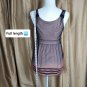 The Limted Black & Beige Ombre Overlay Tank Top Size Xs