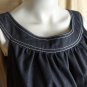 Emma & Michele Black Denim Side Pockets Belted Dress Size 12