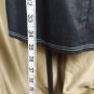 Emma & Michele Black Denim Side Pockets Belted Dress Size 12
