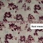 David and Young White & Plum Floral Print Tassel Hem Kimono One Size Fit Most