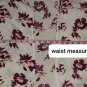 David and Young White & Plum Floral Print Tassel Hem Kimono One Size Fit Most