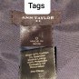Ann Taylor Loft Navy Blue & white lace detail  dress size 0