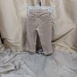 The Children's Place Beige Sparkle Corded Cotton Ruffled Detail Pants Size 24...