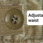 The Children's Place Beige Sparkle Corded Cotton Ruffled Detail Pants Size 24...