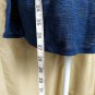M Fasis Navy Blue And White Lace Panel Back Buttonless  Cardigan Size 12