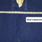 M Fasis Navy Blue And White Lace Panel Back Buttonless  Cardigan Size 12