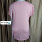 Sexy Basic Peach V Neckline T Shirt Size 3XL