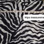 Robbie Bee Black & White Animal Print Cotton Back Zip Dress Size 8