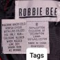 Robbie Bee Black & White Animal Print Cotton Back Zip Dress Size 8