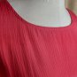 Red Faux Detail Belt Back Knee Split And Zip Closing Size 22W