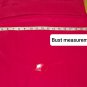 Red Faux Detail Belt Back Knee Split And Zip Closing Size 22W